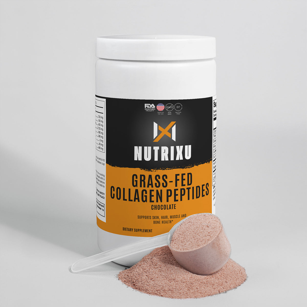 Grass-Fed Collagen Peptides Powder (Chocolate)