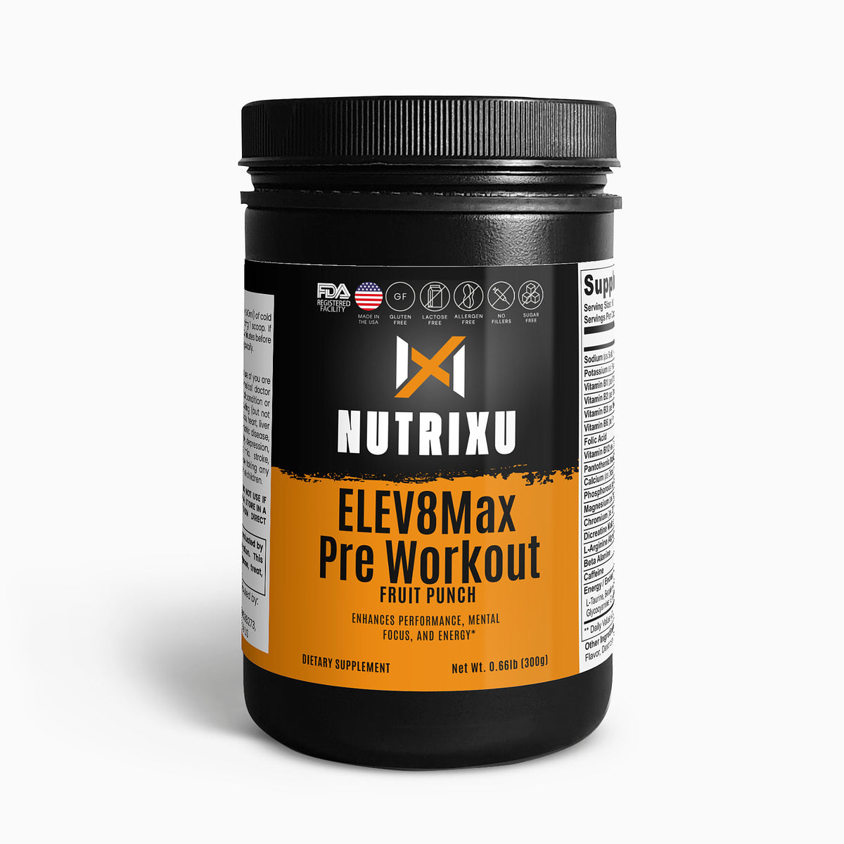 ELEV8Max Pre Workout (Fruit Punch)